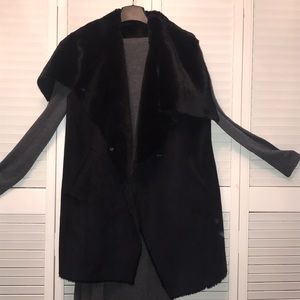 Ralph Lauren faux fur vest